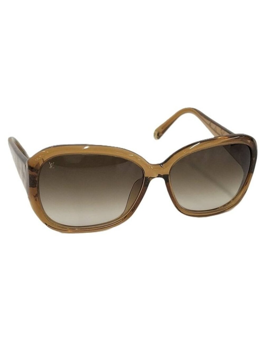 Louis Vuitton Sunglasses Logo Temple 5915 140 Cell Frame Brown Z0460 - Picture 1 of 10